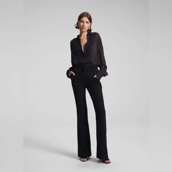 A.L.C $395 Sophie II Tailored Pant Black NWT